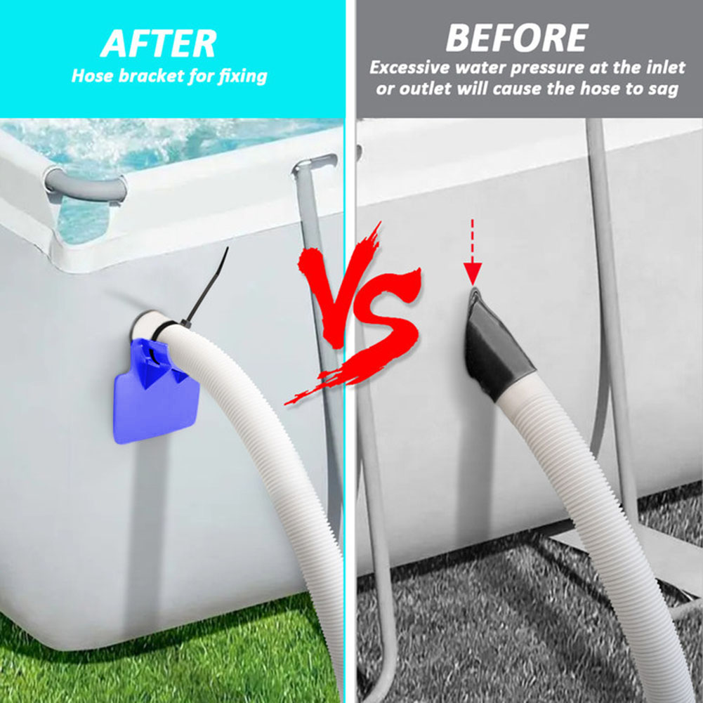 Swimming Pool Pipe Holder Moun - مراجعة Plastic Pipe Clip وسعره