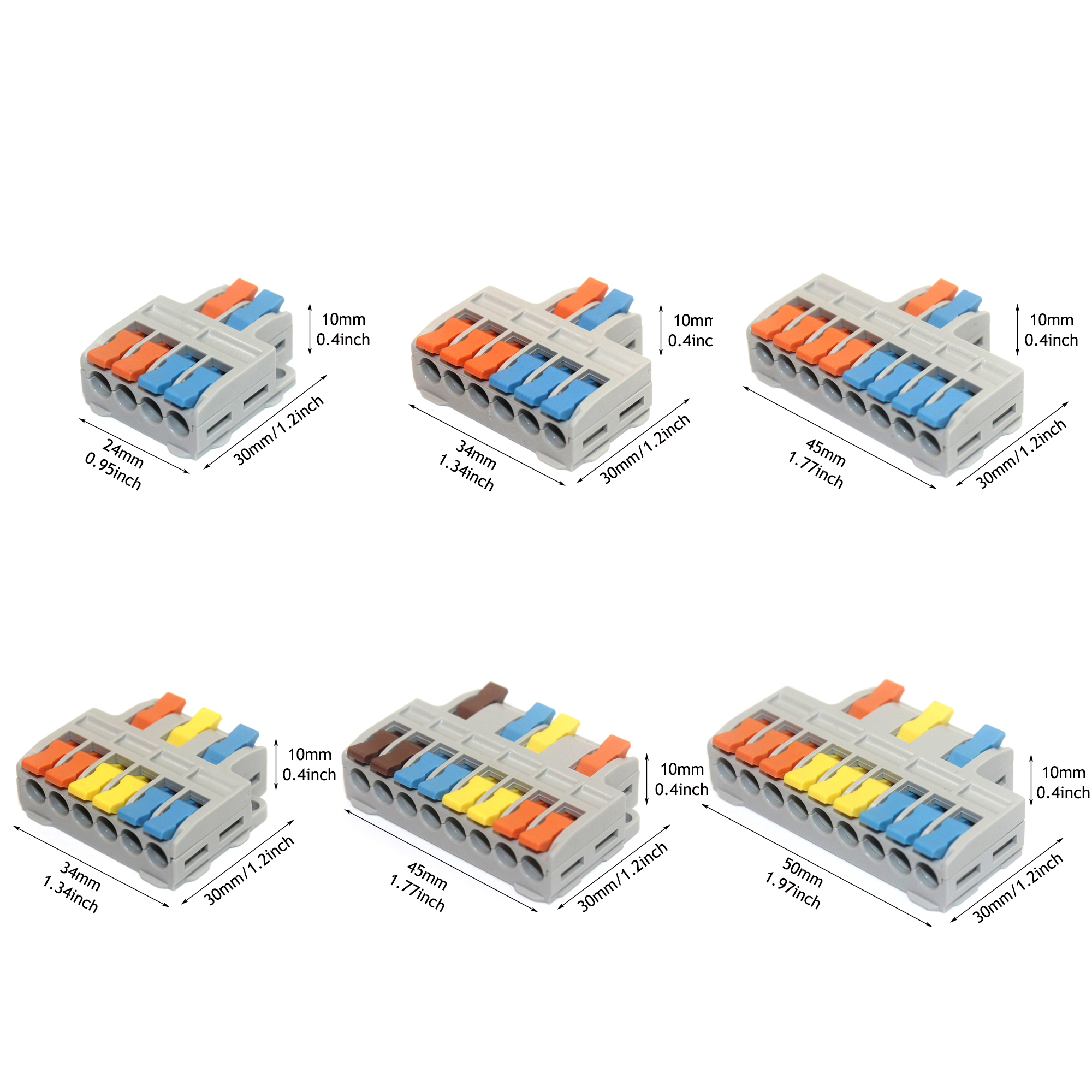 5/10pcs Quick Wire Connector,  - مراجعة Push Fit Connector وسعره