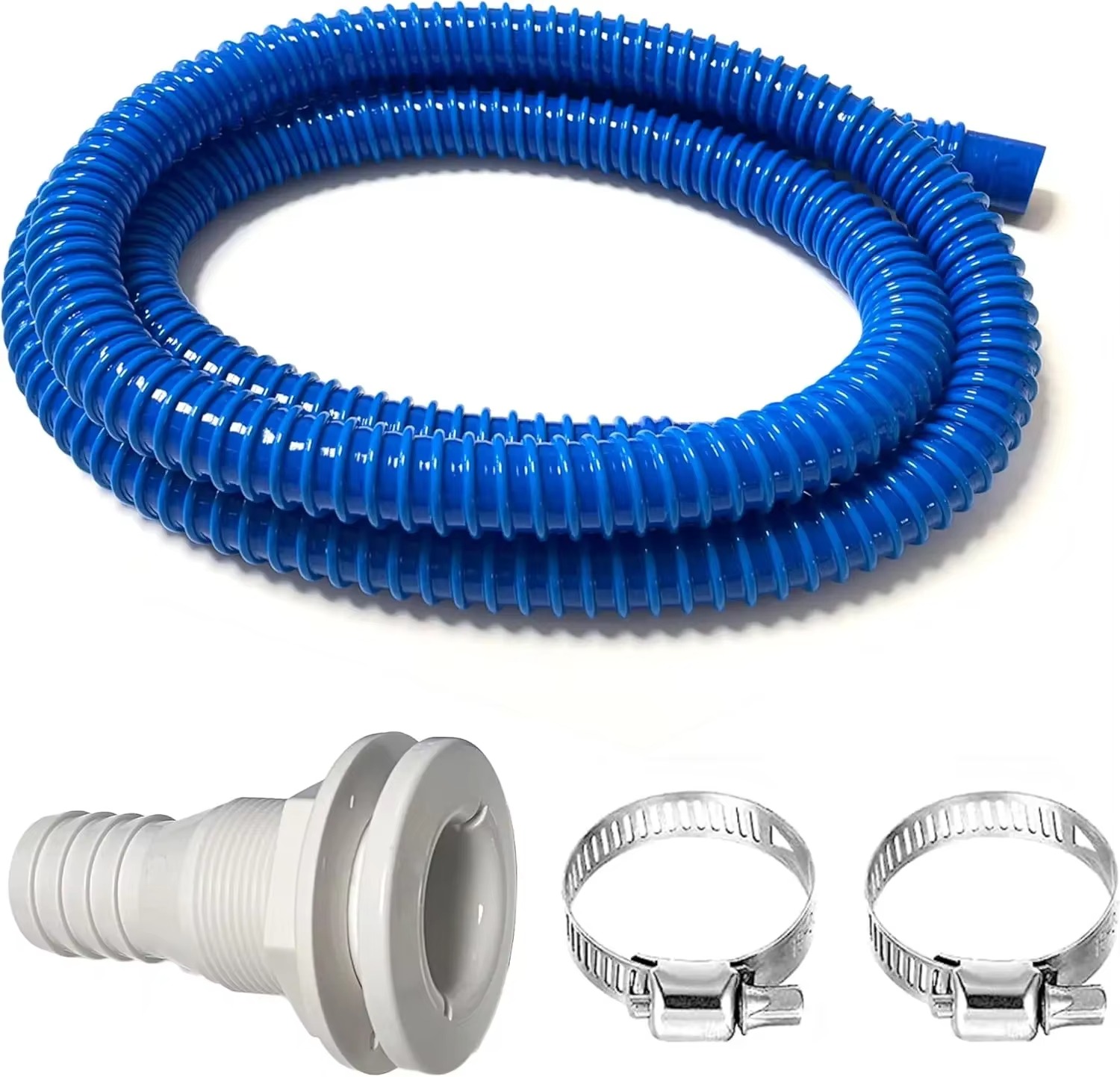 1Set Bilge Pump Hose, 1-1/8 In - مراجعة Flexible Hose Braided وسعره
