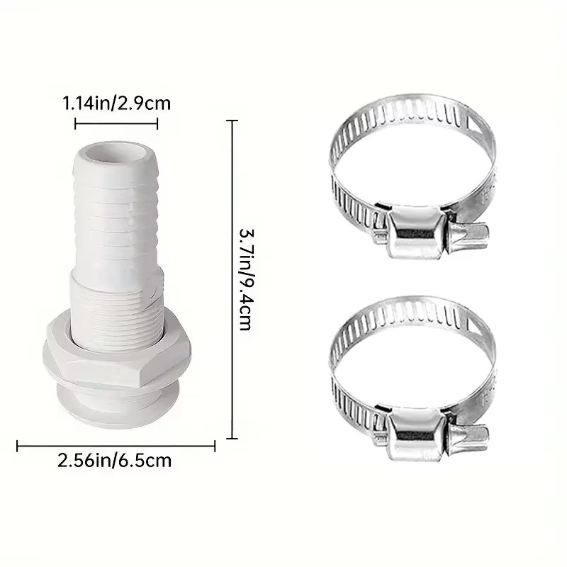 1Set Bilge Pump Hose, 1-1/8 In - مراجعة Flexible Hose Braided وسعره