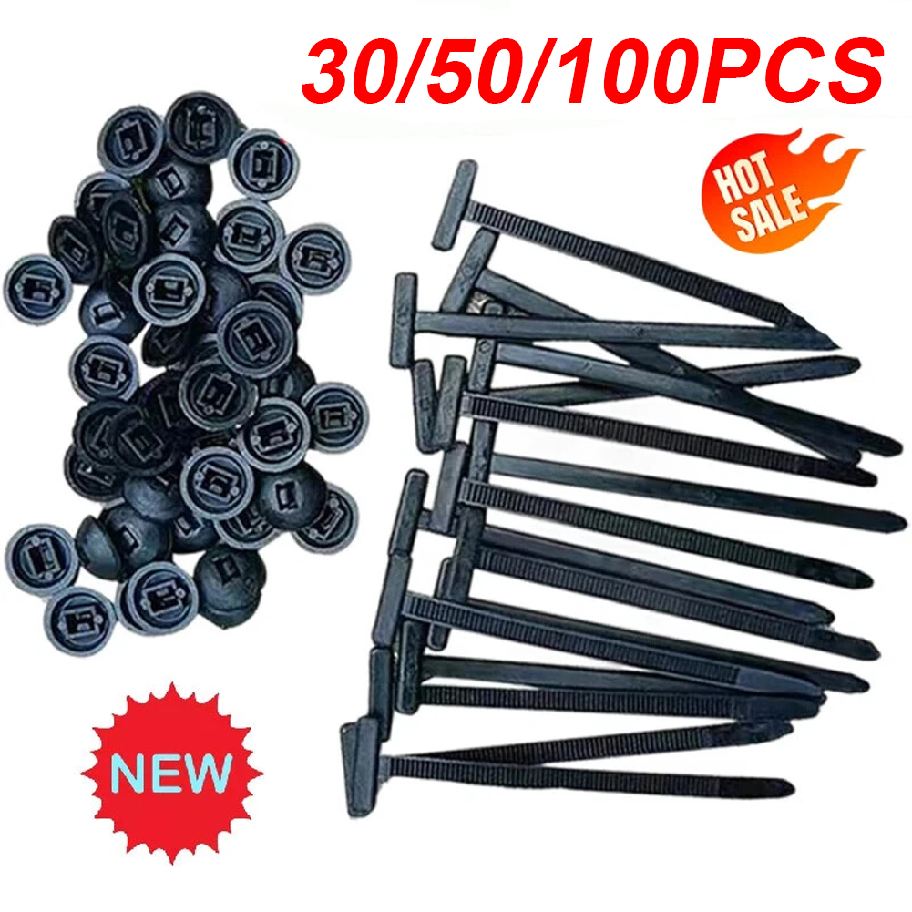 500/100/50Pcs Self-Locked Nylo - مراجعة Plastic Pipe Clip وسعره