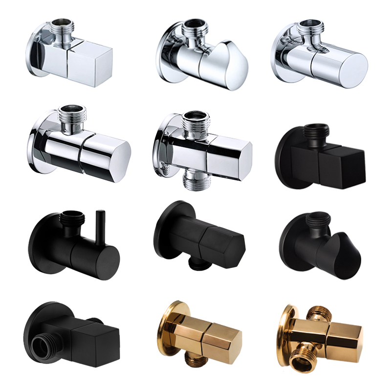Brass Angle Valve Chrome Black - مراجعة Toilet Fill Valve وسعره