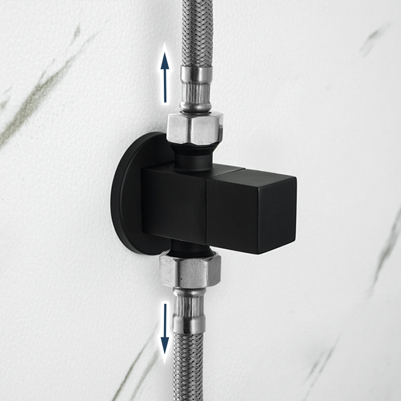 Brass Angle Valve Chrome Black - مراجعة Toilet Fill Valve وسعره